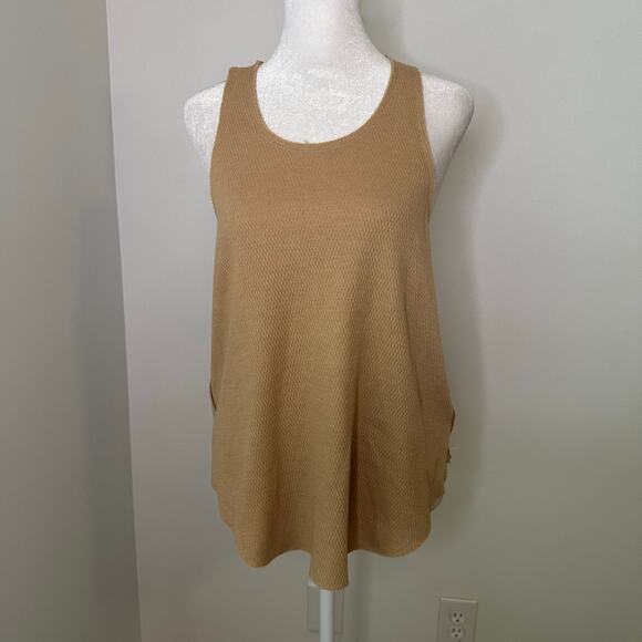 We the Free (Free People) light brown/tan textured tank top size S - Picture 1 of 10
